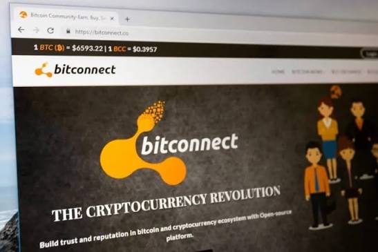 Stylized bitcoin emblem representing the BitConnect case file